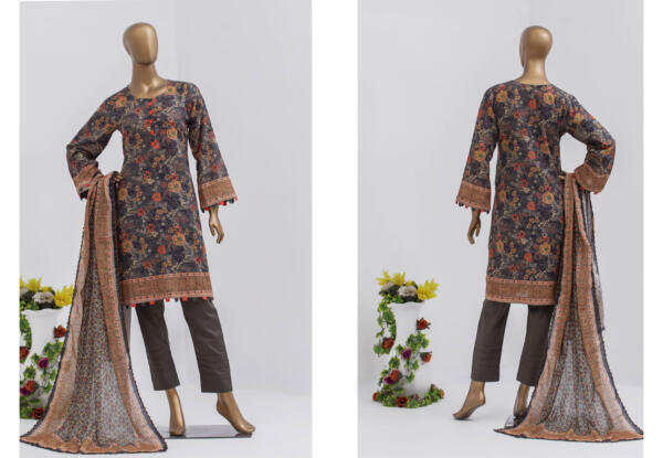 Zari Doriya Lawn Vol-6 By Malabis Zaman Textile - Image 3