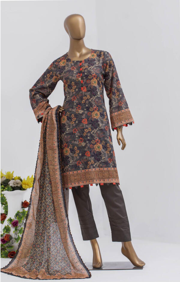 Zari Doriya Lawn Vol-6 By Malabis Zaman Textile - Image 2